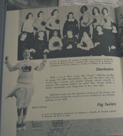 Gayle Petrakis' album, Chester High, 1957