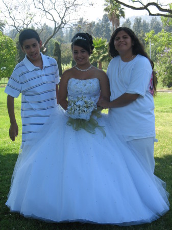 My Neice and Goddaughter at her 15 anera