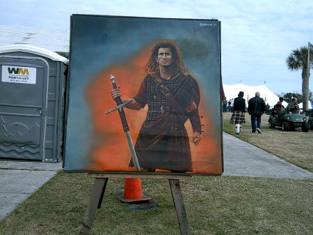 Mel Gibson as William Wallace, Braveheart