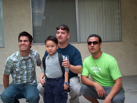 my three sons & grandson