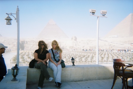 Me and friend Alicia in Cairo Egypt