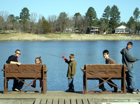 My kids fishing!!!