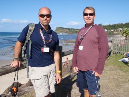 Gardner and Todd at Lennox Head, Australia