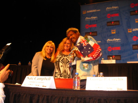 Mary & I with Boxing Legend Don King