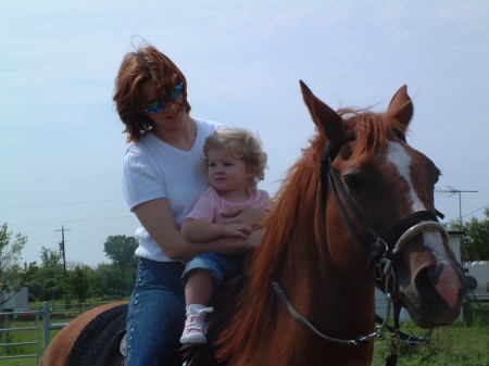 Me and Camryn on Honey in 04