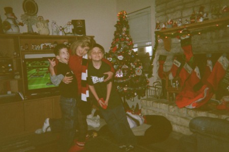 Me and my Boys at Christmas 2010