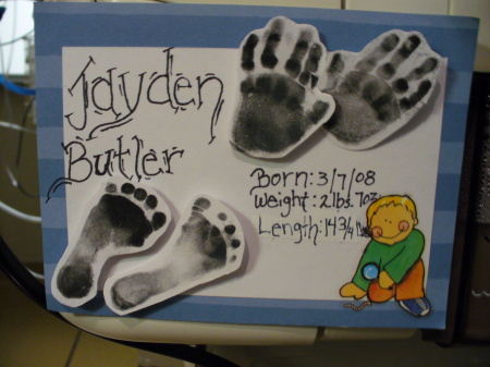 Jayden born 3 month too early