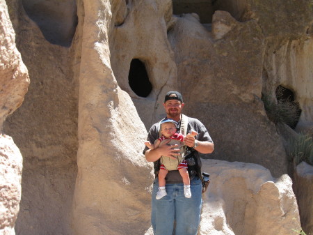 Daddy and Reilly Hiking