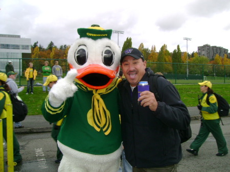 Me and a duck!