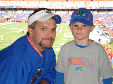 John and Shane at the swamp.