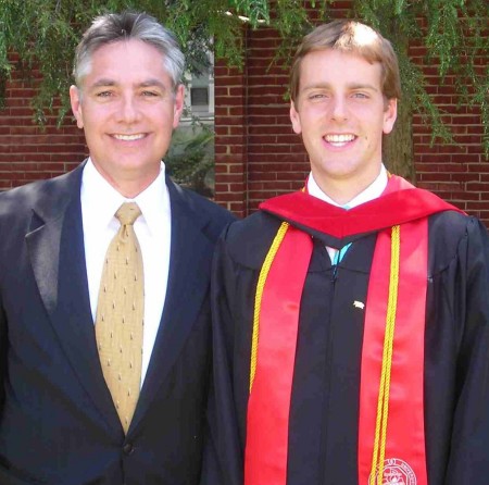 Nathan's graduation from Liberty University