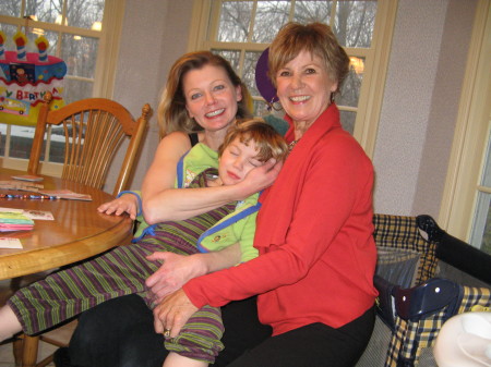 Me, My Mom and the birthday boy, BRYCE.