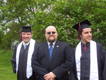 The boys at graduation