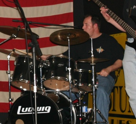 Drumming live