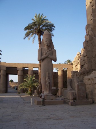 Ramses II, Nefertari, Judy--Karnak Temple