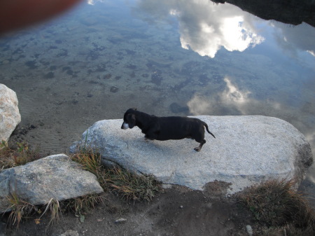 Heidi at Roman Nose Lake