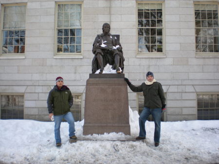 Baris and Nick at Harvard