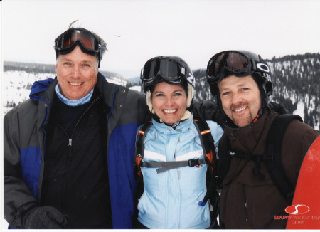 My dad, husband and I at Squaw Valley