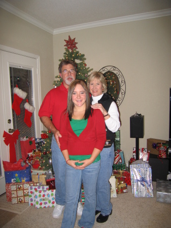 Christmas '06 Bucky, Dell, and Katy