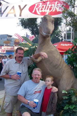 Uncle Ken, Daddy & Cole at the fair
