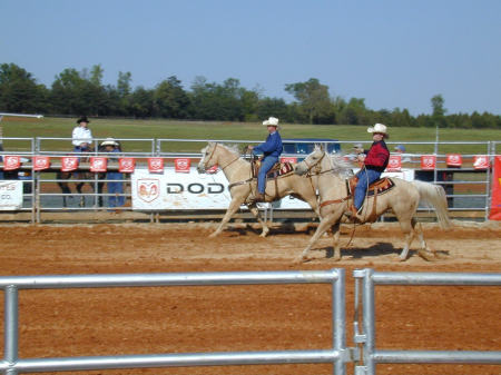 Team Roping at the Rodeo