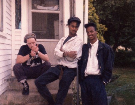 My brother Mike, Rob & Randy Brice - 1988