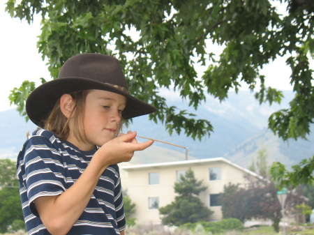 Ben Smoking a Punk, July 4th, 2008, Salmon