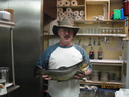 Barry with 22" brown trout