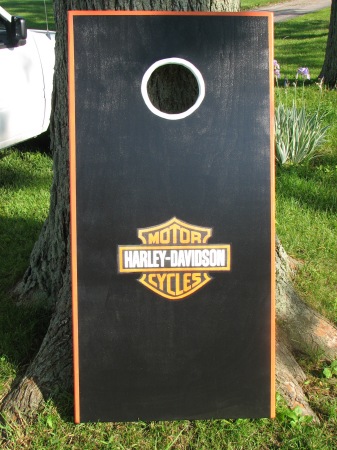 Harley cornhole boards