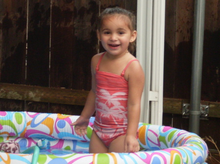 My granddaughter, Laila, 2008