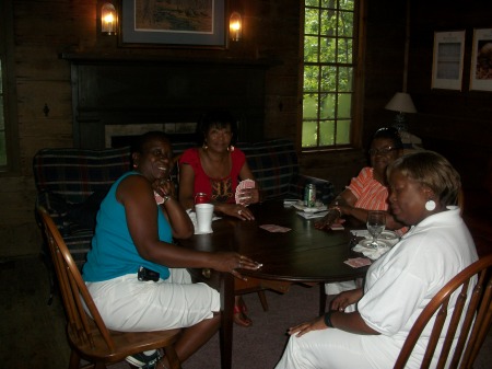 Rubye Haskins' album, Class event at Boone's Cabin Aug 2010