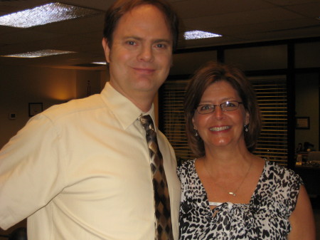 Rainn Wilson (Dwight) and Deb