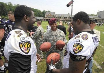 Ssgt. Campbell And the Baltimore Ravens