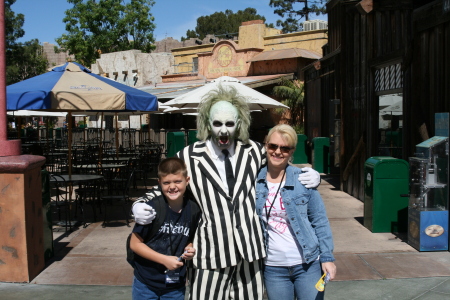 Ty and Mom at Universal