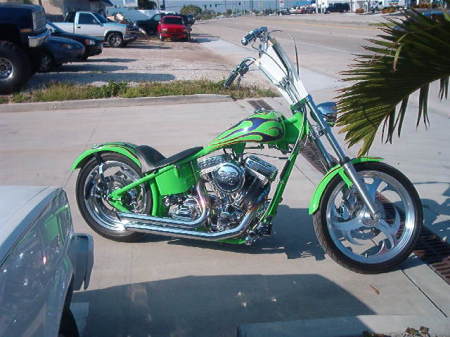 1st chopper build 100ci rev tec 6 spd