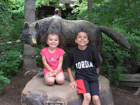 Kids at the zoo June 2008