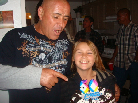 Gaby & her daddy on his 50th b-day