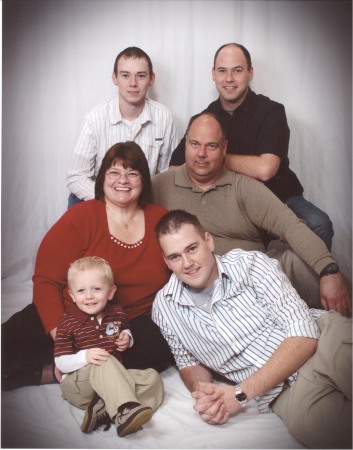 Me, Hubby, 3 Son's & Precious Grandson