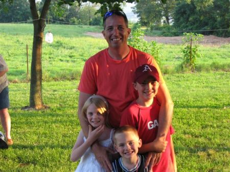 My brother Craig with his 3 kids.