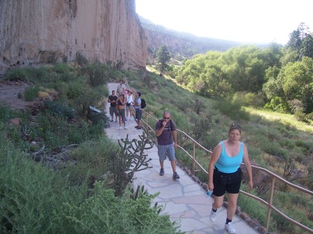 Hiking in Bandelier National Monument