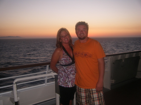 Lee& I On our Cruise to Mexico