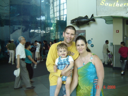 Family day at the Aquarium of the the Pacific