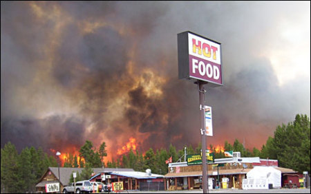 Royce Butte Fire 2008