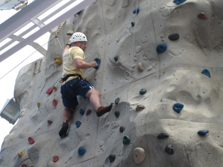 Taking on the Rock Wall