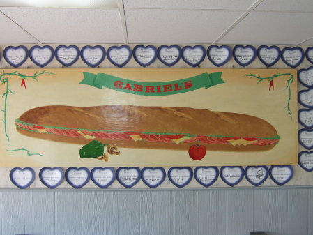 Gabriel's Cheese Steak Hoagie's Inside