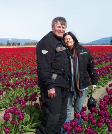 motorcycle ride to the tulip festival - 2010