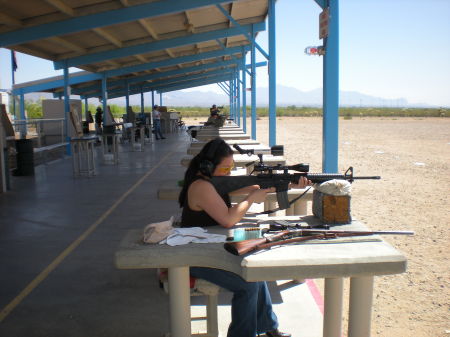 Sarah's First Time Shooting (Apr 2008)