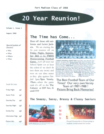 Page 1 of Reunion Invite