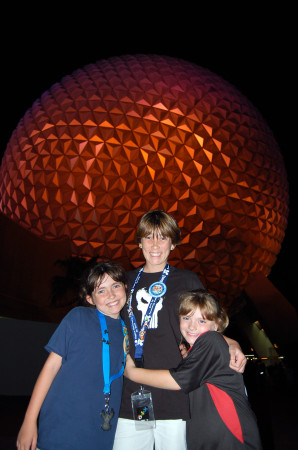 Epcot at night