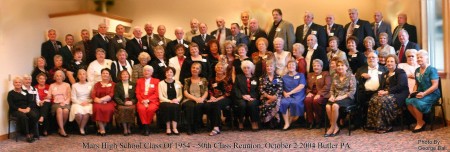 Mars High School Class of 1954 Reunion In 2004